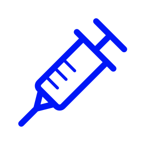 Illustration av p-spruta Illustration av p-spruta